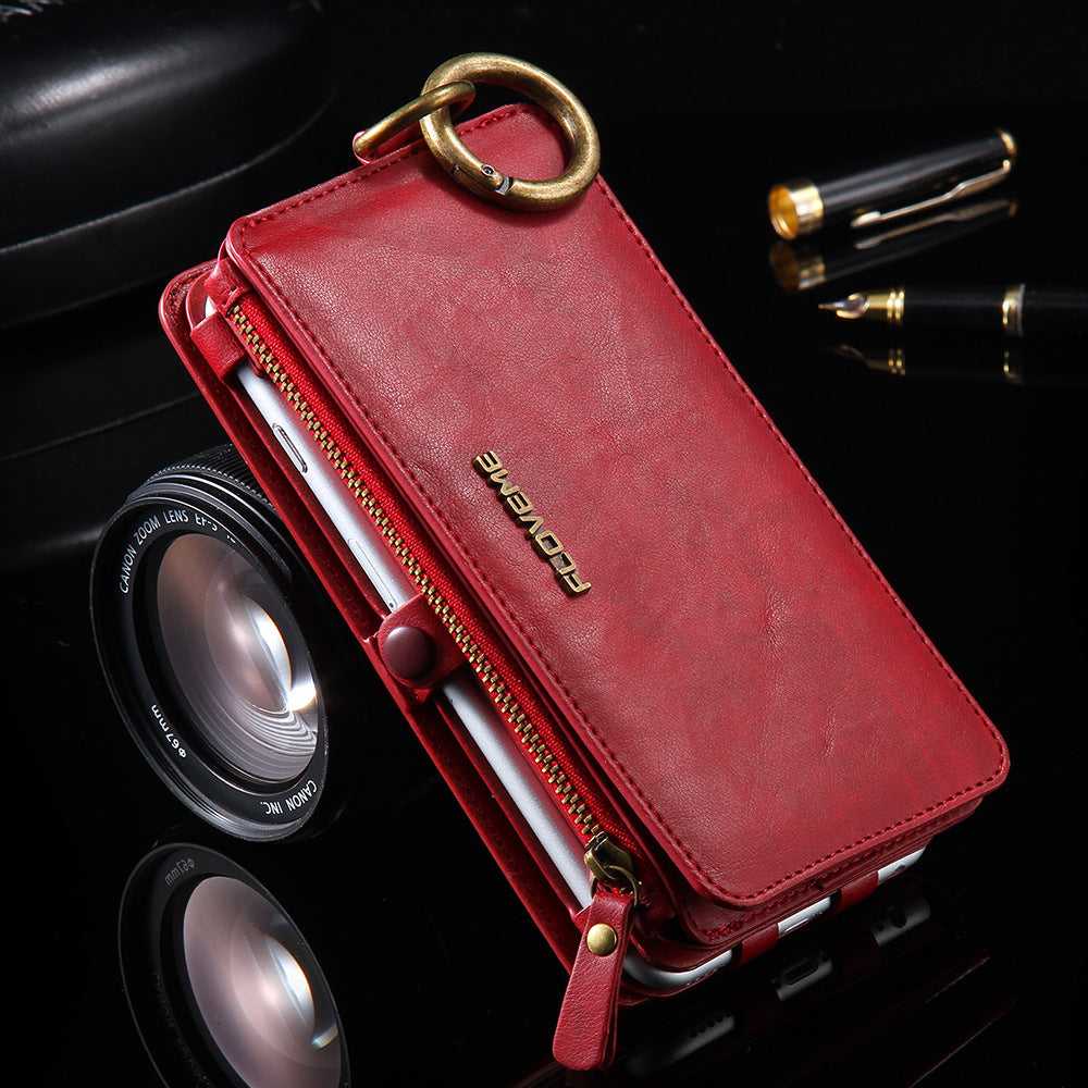 Luxury PU Leather Case For 8 Plus X XR XS Max 11