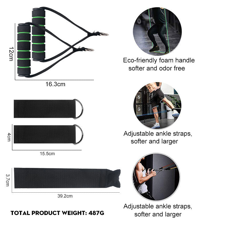 Elastic Rope Strength Training Set