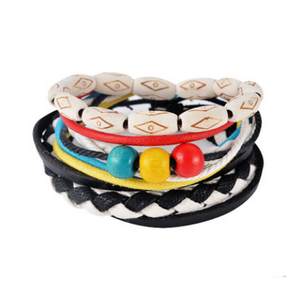 Men Multilayer Bead Bracelet