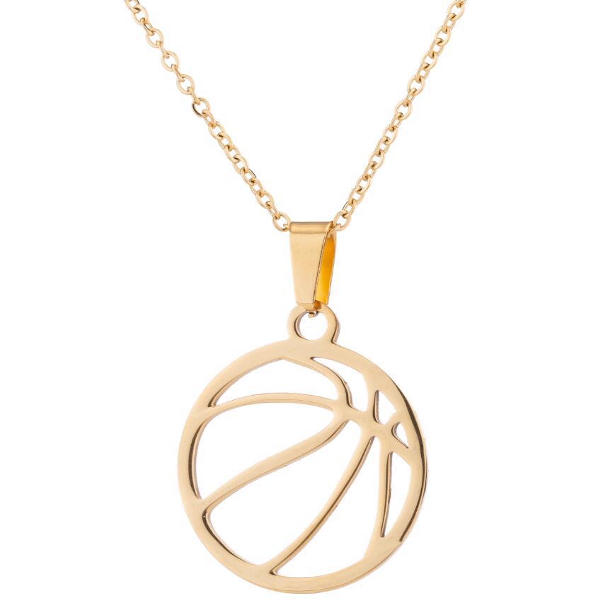 Stainless Steel Volleyball Necklace