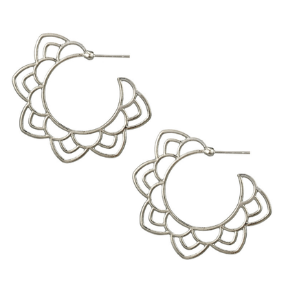 Floral Drop Earring