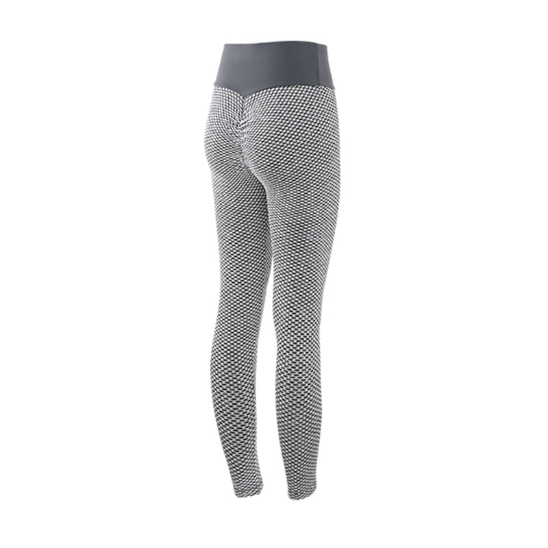 Plaid Leggings Fitness Yoga Pants