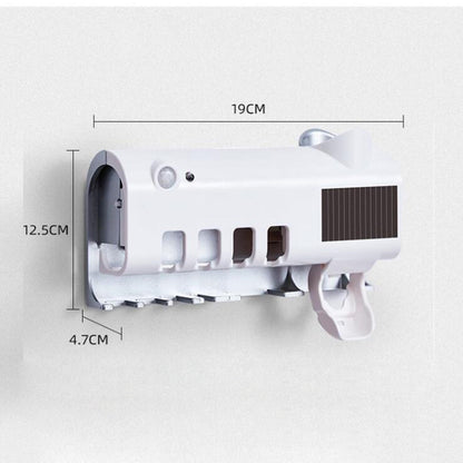 Automatic Toothpaste Squeezer Toothbrush and Toothpaste Rack