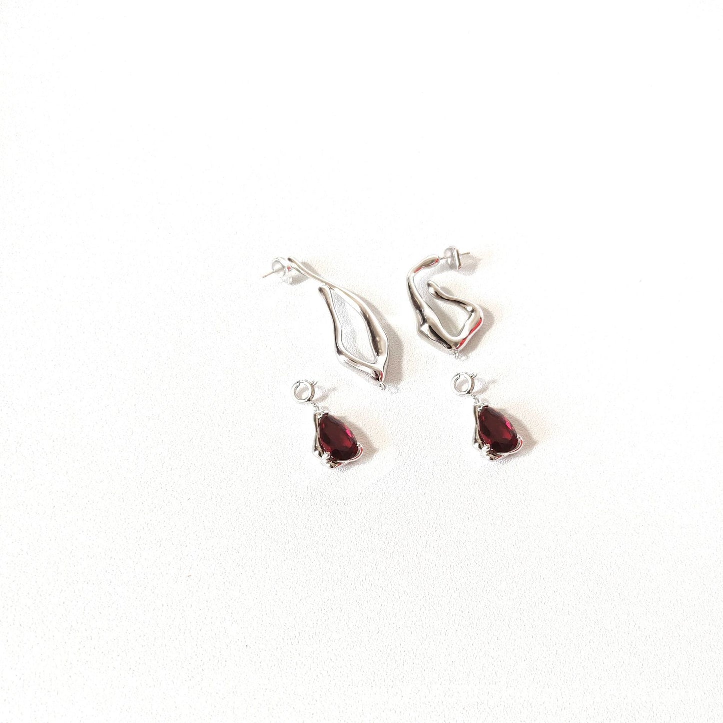 Female Ruby Earrings