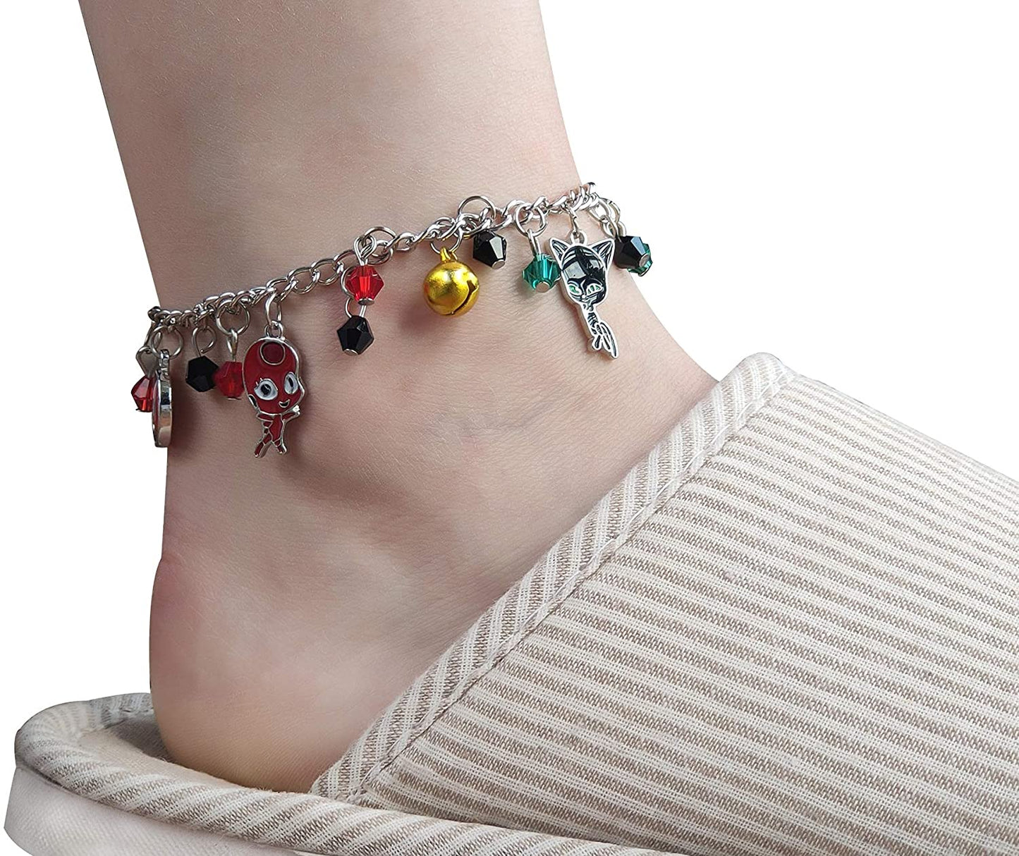 Ladybug Superhero And Cat Bracelet