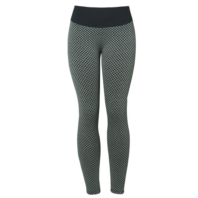 Plaid Leggings Fitness Yoga Pants