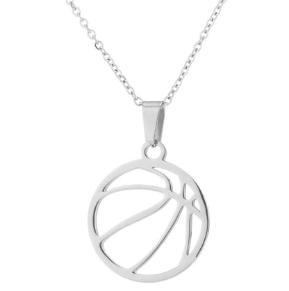 Stainless Steel Volleyball Necklace