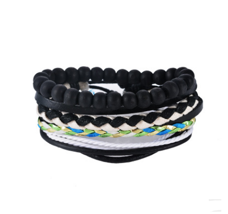 Men Multilayer Bead Bracelet