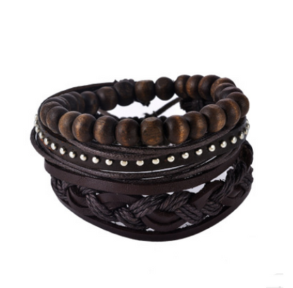 Men Multilayer Bead Bracelet