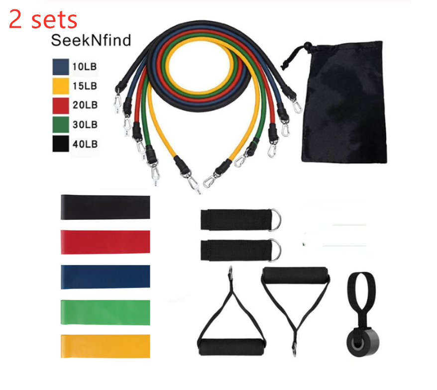 Elastic Rope Strength Training Set