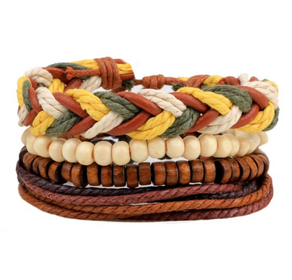 Men Multilayer Bead Bracelet