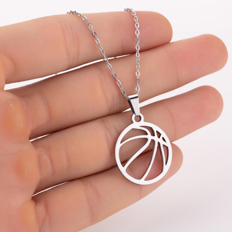 Stainless Steel Volleyball Necklace