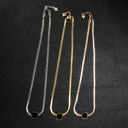 Gold-plated Stainless Steel Necklace