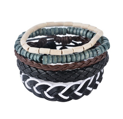 Men Multilayer Bead Bracelet