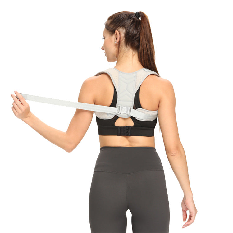 Adjustable Back Posture Support Belt, Lumbar Support Initiated to Clavicle and Spine