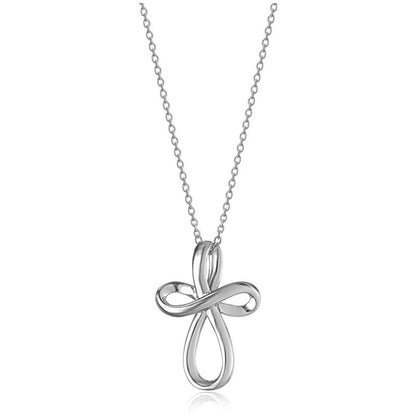 Simple Cross Hanging Clavicle Chain Necklace