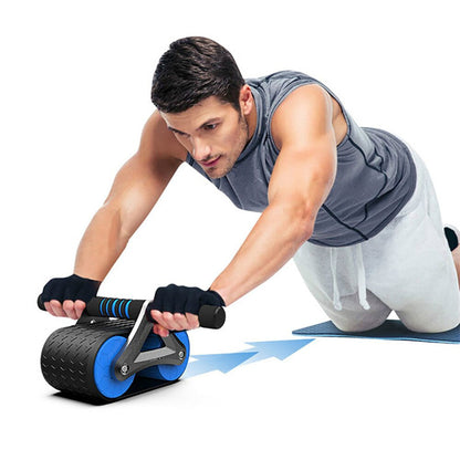 Women Men Automatic Rebound Ab Wheel Roller