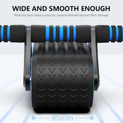 Women Men Automatic Rebound Ab Wheel Roller