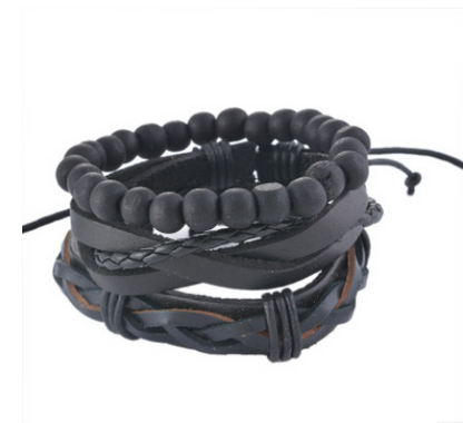 Men Multilayer Bead Bracelet