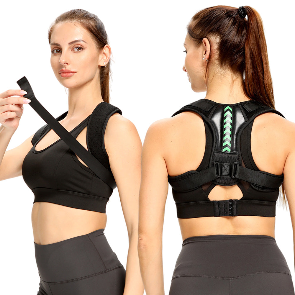 Adjustable Back Posture Support Belt, Lumbar Support Initiated to Clavicle and Spine