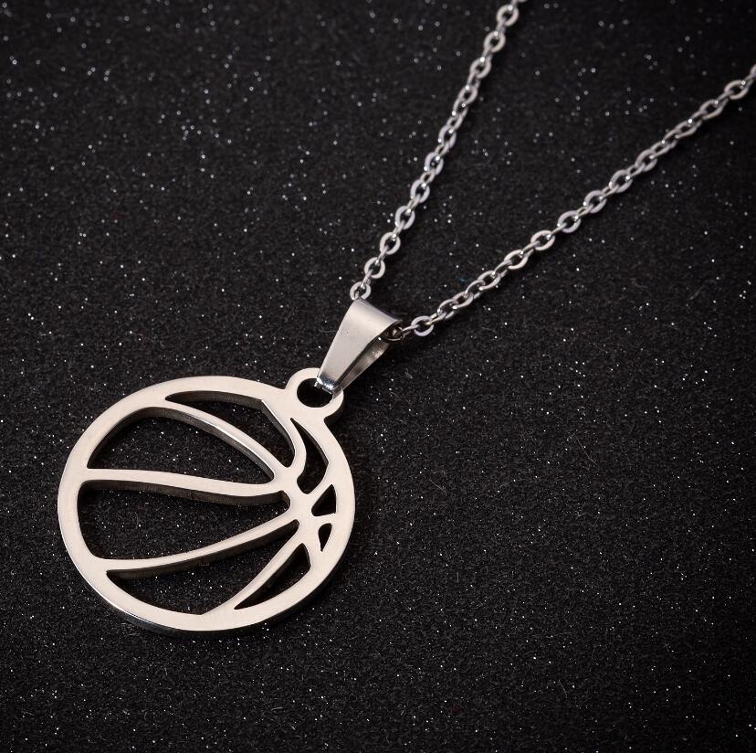 Stainless Steel Volleyball Necklace