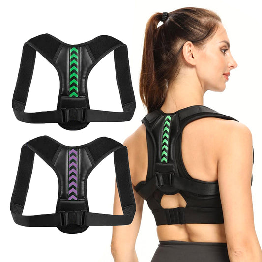 Adjustable Back Posture Support Belt, Lumbar Support Initiated to Clavicle and Spine