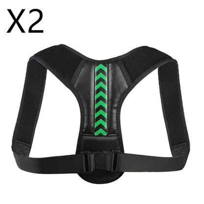 Adjustable Back Posture Support Belt, Lumbar Support Initiated to Clavicle and Spine